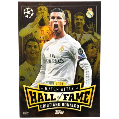 Cristiano Ronaldo 2024-25 Topps Match Attax UCC - Hall of Fame #HOF2 Real Madrid