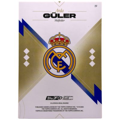 Arda Guler 2025-26 Topps Los Blancos - 86/99 #19 Real Madrid