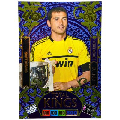 Iker Casillas 2025-26 Panini XL Adrenalyn Dream Box Total Kings 2011-12 Edicion Unica Trophy #446 Real Madrid