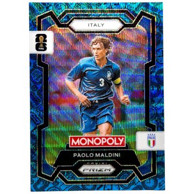 Paolo Maldini 2025-26 Panini Monopoly Prizm World Cup - Blue Wave #37 Italia