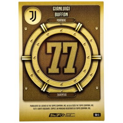 Gianluigi Buffon 2025-26 Topps Juventus Collector Tin - Gold Vault #GV-1
