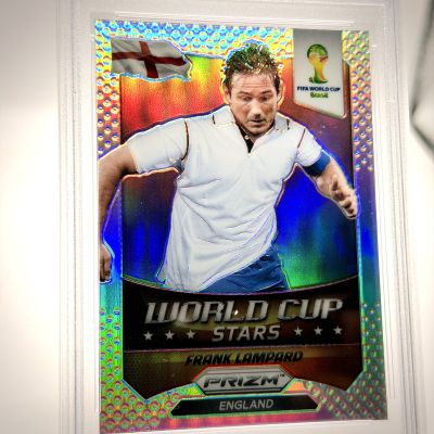Frank Lampard 2014 Panini Prizm World Cup Brazil - Stars Silver Prizm #13 Anglia PSA 8