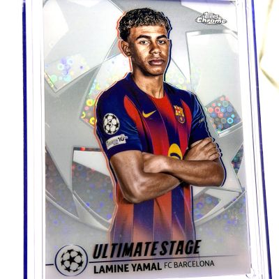 Lamine Yamal 2025-26 Topps Chrome 2025-26 - Ultimate Stage #US-20 FC Barcelona AOG 9