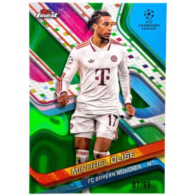 Michael Olise 2025 Topps Finest #130 7/99 Bayern Munchen