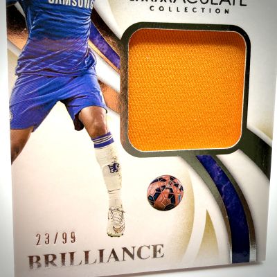 Didier Drogba 2020 Panini Immaculate Player worn Patch #B-DD 23/99 Chelsea FC