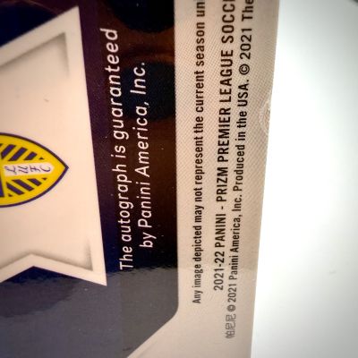 Raphinha 2021-22 Panini Prizm Premier League AUTO #S-RHA 15/99 Leeds United