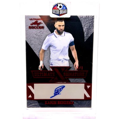 Karim Benzema 2022 Leaf Trading Ultimate Signature AUTO #S-KB1 1/1 Real Madrid