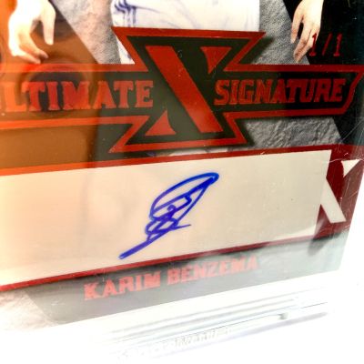 Karim Benzema 2022 Leaf Trading Ultimate Signature AUTO #S-KB1 1/1 Real Madrid