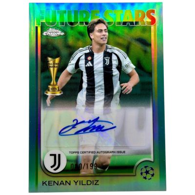 Kenan Yildiz 2024-25 Topps ChromeUCC - Future Stars AUTO #59 80/199 Juventus