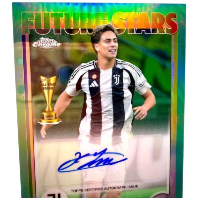 Kenan Yildiz 2024-25 Topps ChromeUCC - Future Stars AUTO #59 80/199 Juventus