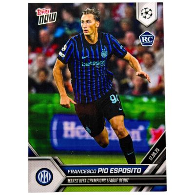 Francesco Pio Esposito 2025 Topps Now - Rookie Makes UCL Debut #13 Inter Milano