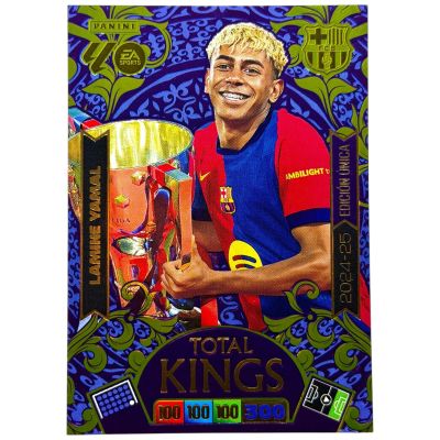 Lamine Yamal 2025-26 Panini XL Adrenalyn Dream Box Total Kings 2024-25 Edicion Unica Trophy #451 FC Barcelona