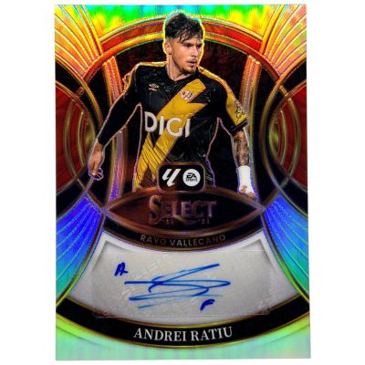 Andrei Ratiu 2025-26 Panini Select La Liga - AUTO Prizm #S-ARA Rayo Vallecano