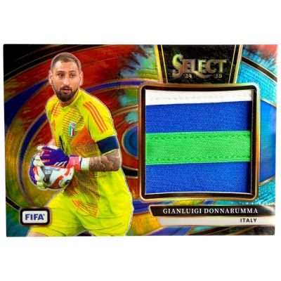 Gianluigi Donnarumma 2024-25 Panini Select Fifa Soccer - Jumbo Patch Tie Dye Prizm 03/25 #JS-GD Italia
