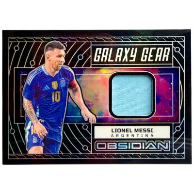 Lionel Messi 2023-24 Panini Obsidian Soccer - PATCH 131/199 #GG-LM Argentina