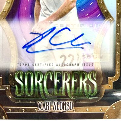 Xabi Alonso 2023-24 Topps Merlin UCC - Sorcerers AUTO #SA-XA Real Madrid