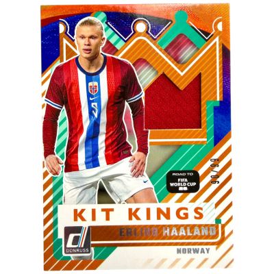 Erling Haaland 2025-26 Panini Donruss Road To World Cup - Kit Kings RELIC 90/99 #KK-EH Norvegia