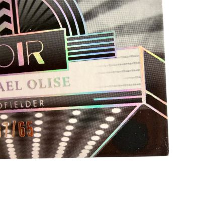 Michael Olise 2024-25 Panini Noir - Box Office Materials RELIC 37/65 #BO-MO Franta