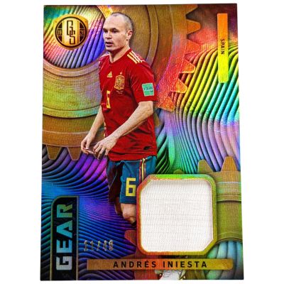 Andres Iniesta 2019-2020 Panini Gold Standard - Player Worn Relic 11/49 #G-AI Spania