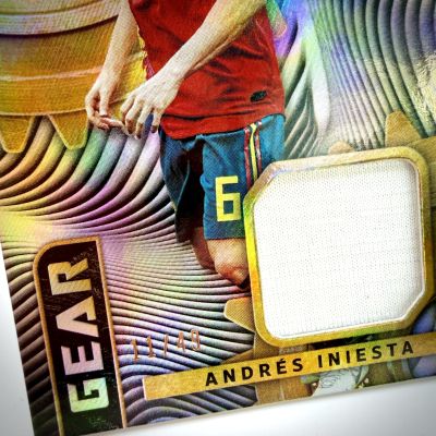 Andres Iniesta 2019-2020 Panini Gold Standard - Player Worn Relic 11/49 #G-AI Spania