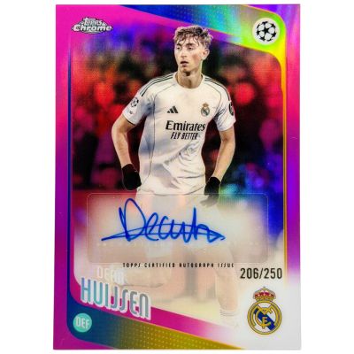 Dean Huijsen 2025-26 Topps UCC Chrome - AUTO 206/250 #CR-DH Real Madrid