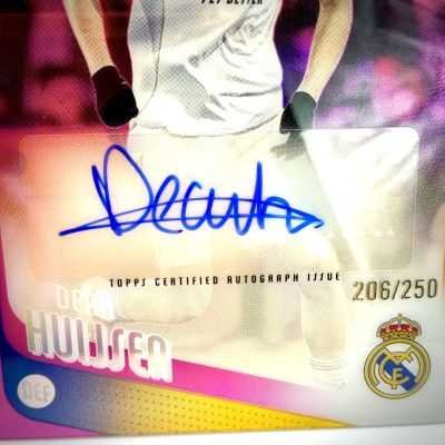 Dean Huijsen 2025-26 Topps UCC Chrome - AUTO 206/250 #CR-DH Real Madrid