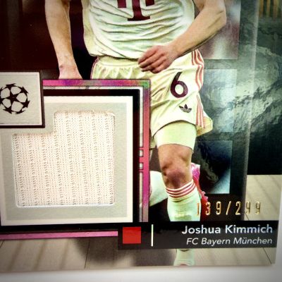 Joshua Kimmich 2024-25 Topps Museum UCL - Player Worn RELIC 139/299 #MMSR-JC Bayern Munich