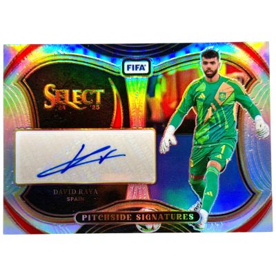 David Raya 2024-25 Panini Select Fifa Soccer - Pitchside AUTO Prizm #PS-DR Spania