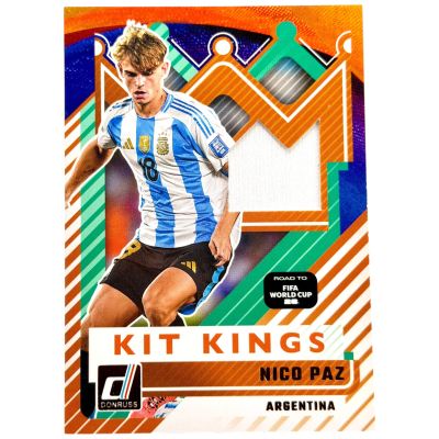 Nico Paz 2025-26 Panini Donruss Road To World Cup - Kit Kings RELIC #KK-NP Argentina