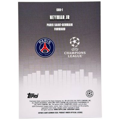 Neymar Jr. 2025-26 Topps Chrome UCC - Silenced #SHH-1 PSG