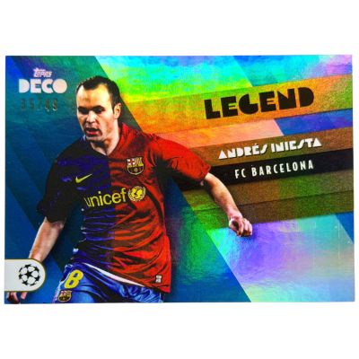 Andres Iniesta 2021-22 Topps Deco UCL - 35/49 FC Barcelona
