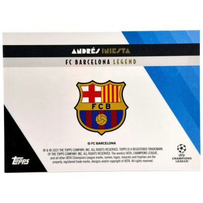 Andres Iniesta 2021-22 Topps Deco UCL - 35/49 FC Barcelona