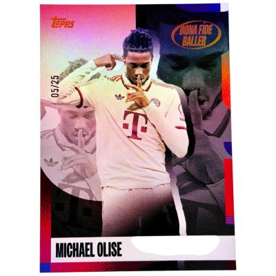 Michael Olise 2024-25 Topps FC Bayern München Team Set - Bona Fide Baller 05/25 #BB-MO 