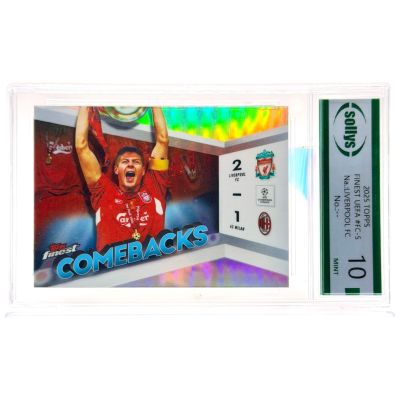 Steven Gerrard 2024-25 Topps Finest UCL - Comebacks #FC-5 FC Liverpool SOLLYS 10