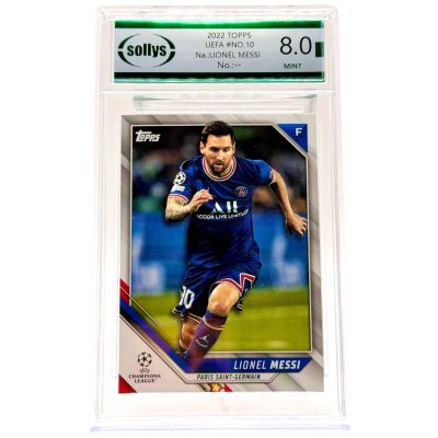 Lionel Messi 2021-22 Topps Champions League #10 PSG SOLLYS 8