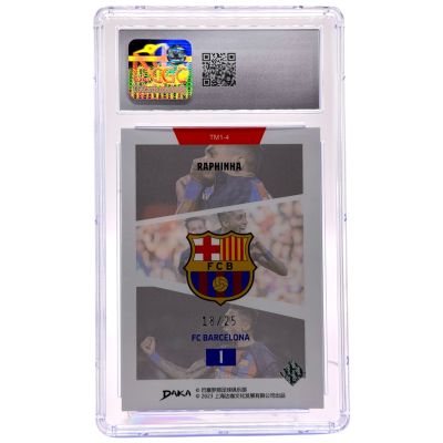 Raphinha 2022-23 Daka FC Barcelona Holocene - Three Mirror 18/25 #TM1-4 CGC 9.5