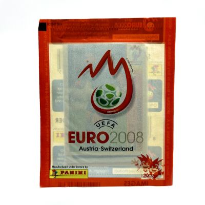 Plic Vintage Panini Sticker UEFA EURO 2008 Austria- Elvetia Rosu