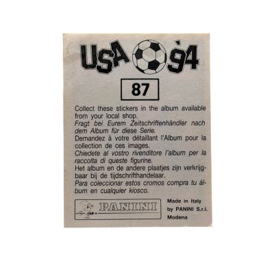 Nica Panduru 1994 Panini USA 94 World Cup #87 Romania