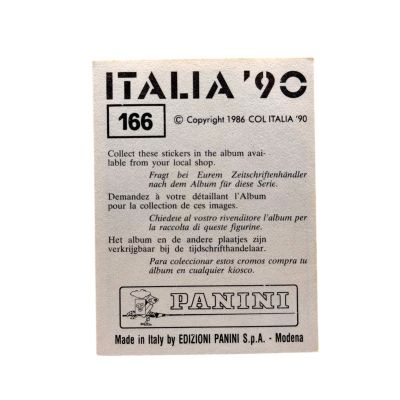 Danut Lupu 1990 Panini Italia 90 World Cup #166 Romania