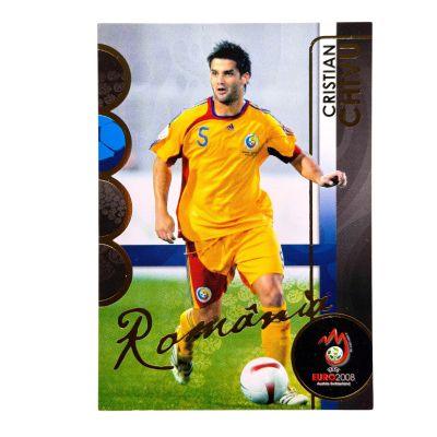 Cristian Chivu Card UEFA Euro Austria-Switzerland Panini 2008 # 159 Romania