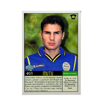 Adrian Mutu 2000-2001 Mundicromo Card #403 Verona