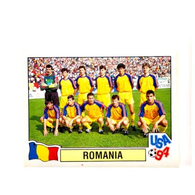 Echipa Romaniei Sticker USA Panini 1994 Black Back #86 
