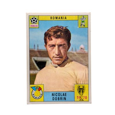 Nicolae Dobrin 1970 Panini WC Mexico 70 Romania Original Din Album
