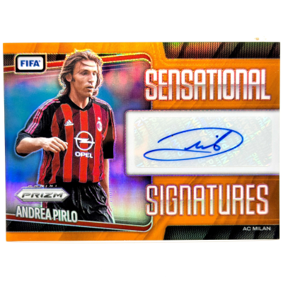 Andrea Pirlo 2025-26 Panini Prizm Fifa - AUTO 17/25 Sensational Signatures #SS-AP AC Milan