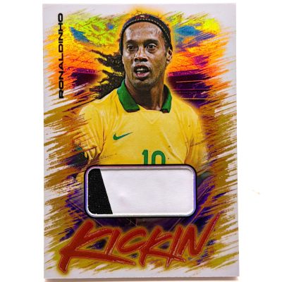 Ronaldinho 2025 Futera Fans Selection - Match Worn Patch 05/09 #KK27 AC Milan