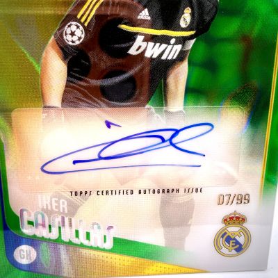 Iker Casillas 2025-26 Topps Chrome UCC - AUTO 07/99 #CLA-IC Real Madrid