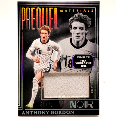 Antonhy Gordon 2025-26 Panini Noir Fifa - PATCH 58/70 #PM-AG Anglia