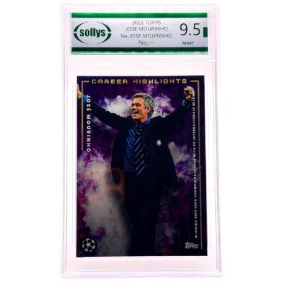 Jose Mourinho 2022 Topps Jose Mourinho - Career Highlights Manchester United Sollys 9.5