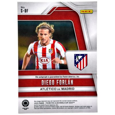 Diego Forlan 2025 Panini Fifa Club World Cup Prizm - AUTO #SL-DF Atletico Madrid