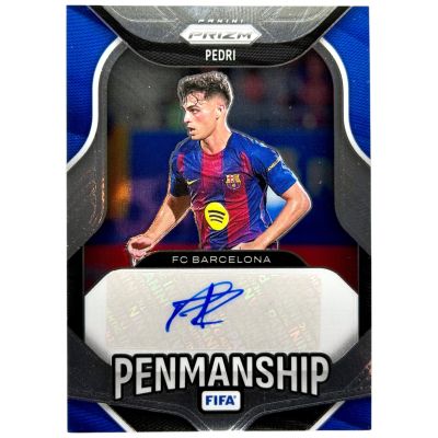 Pedri 2025-26 Panini Prizm FIFA - AUTO Permanship #P-P FC Barcelona